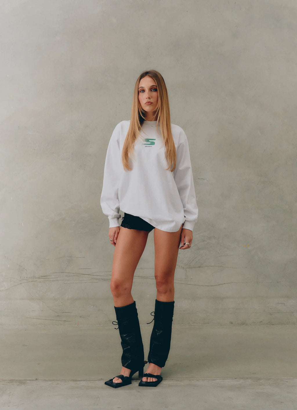 Rebel LS Tee White