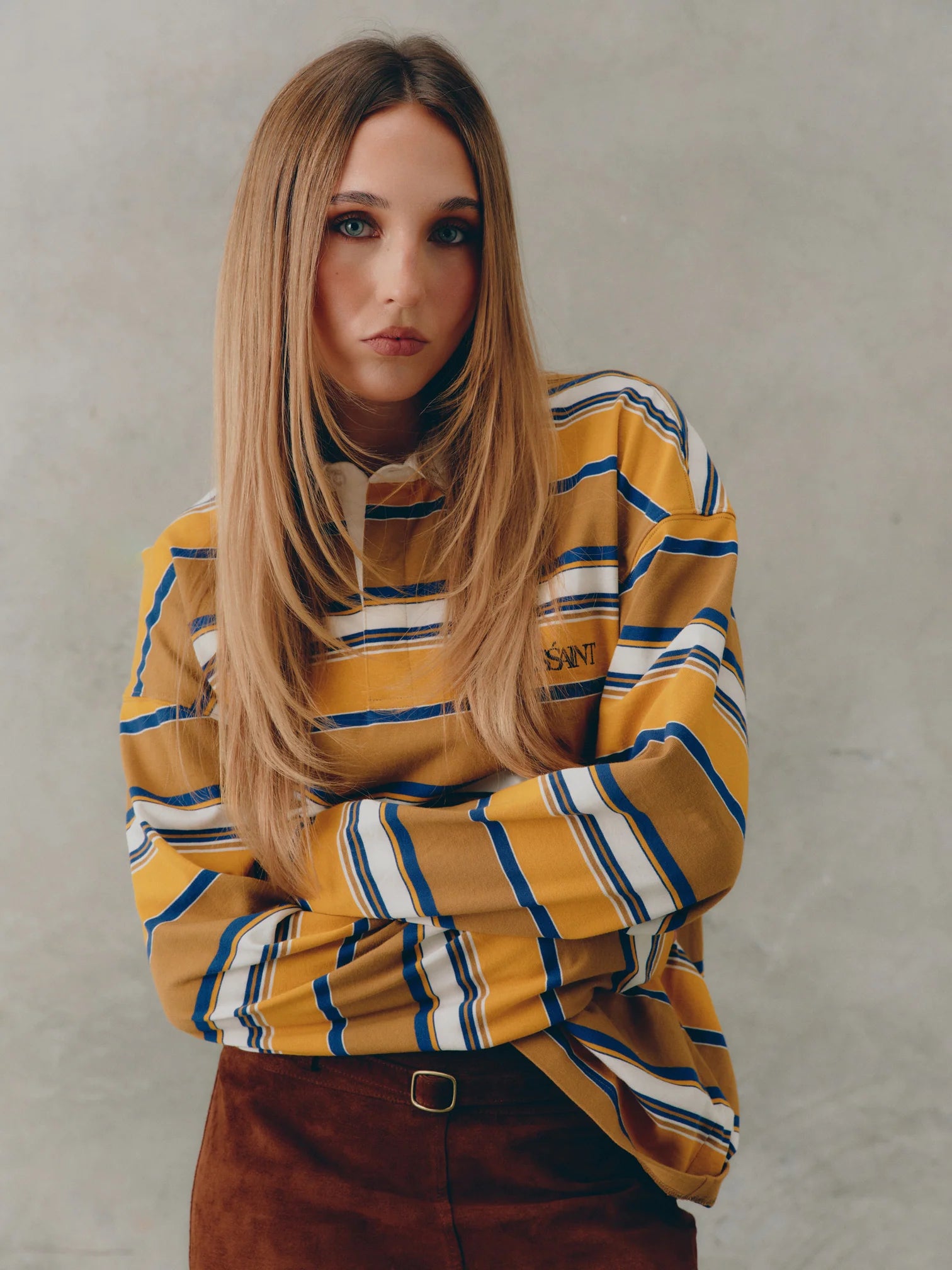 Cruz Rugby Polo Mustard