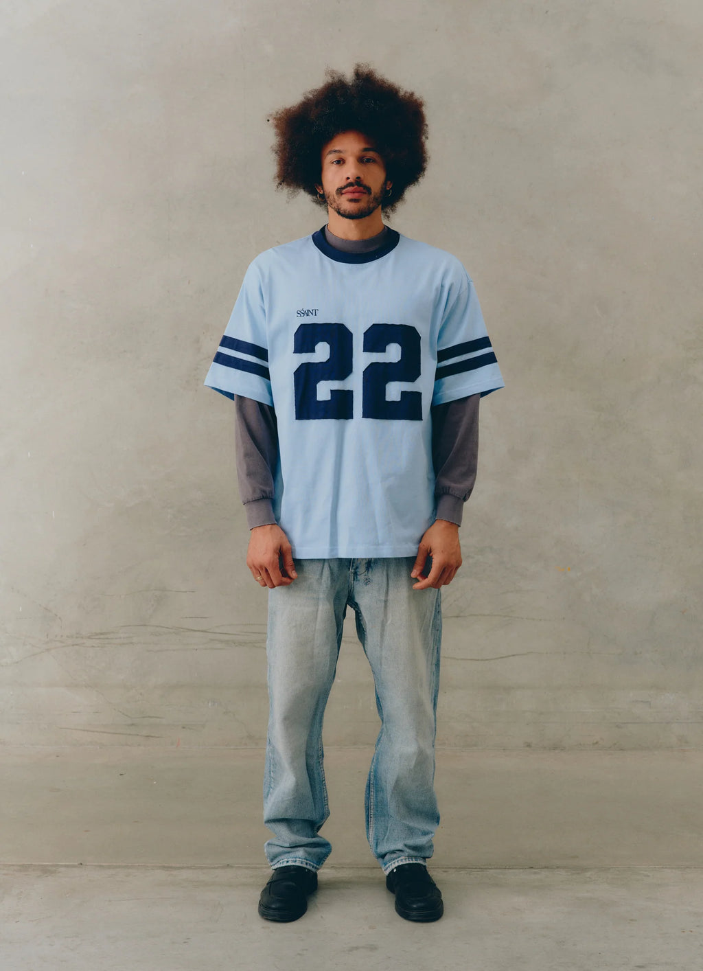 22 Motion Tee Powder Blue