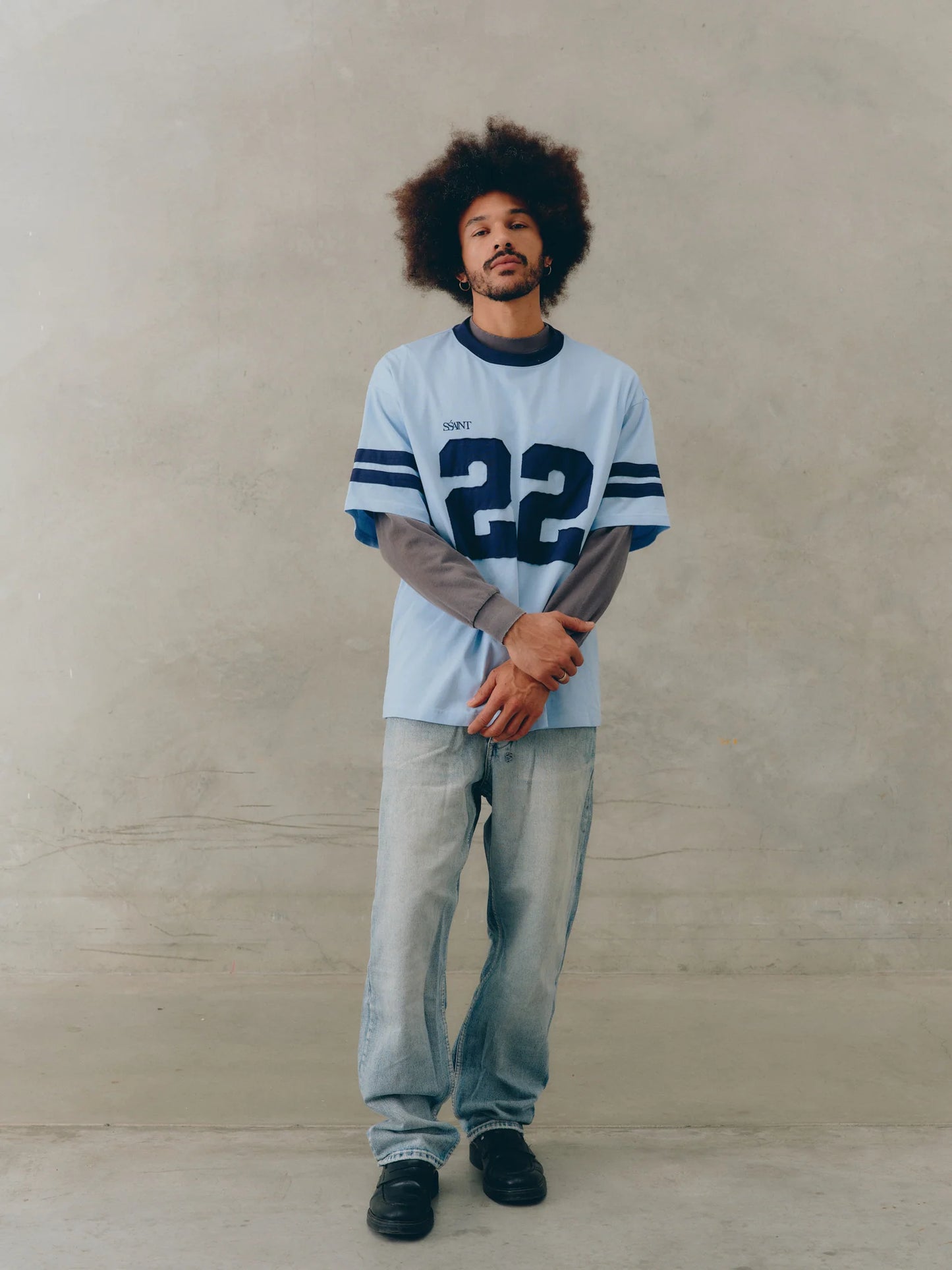 22 Motion Tee Powder Blue