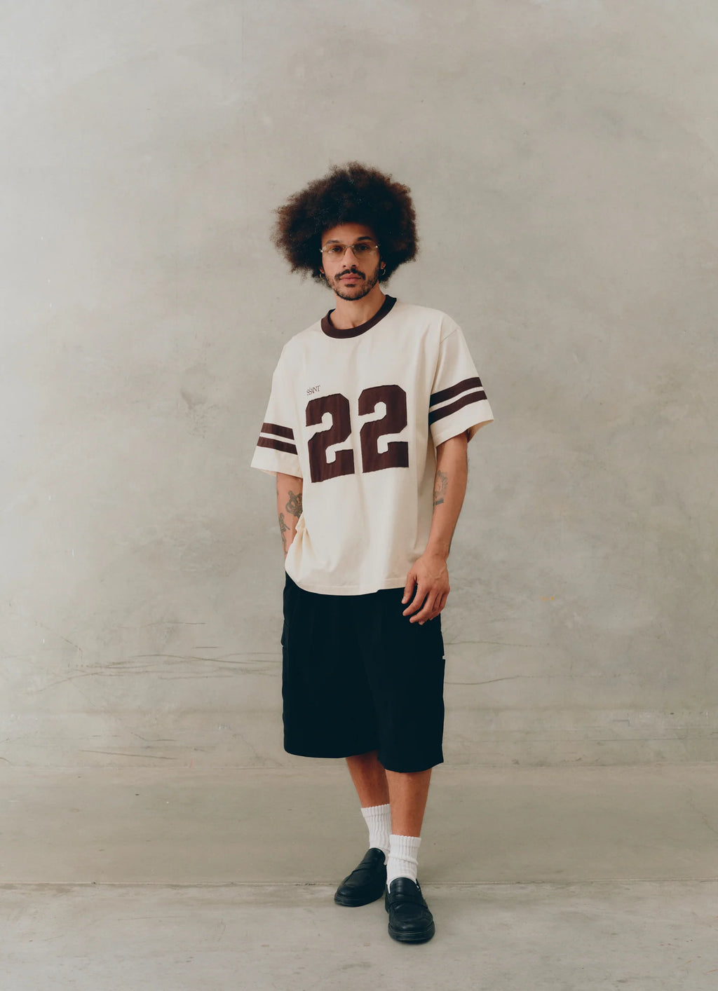 22 Motion Tee Cream Espresso
