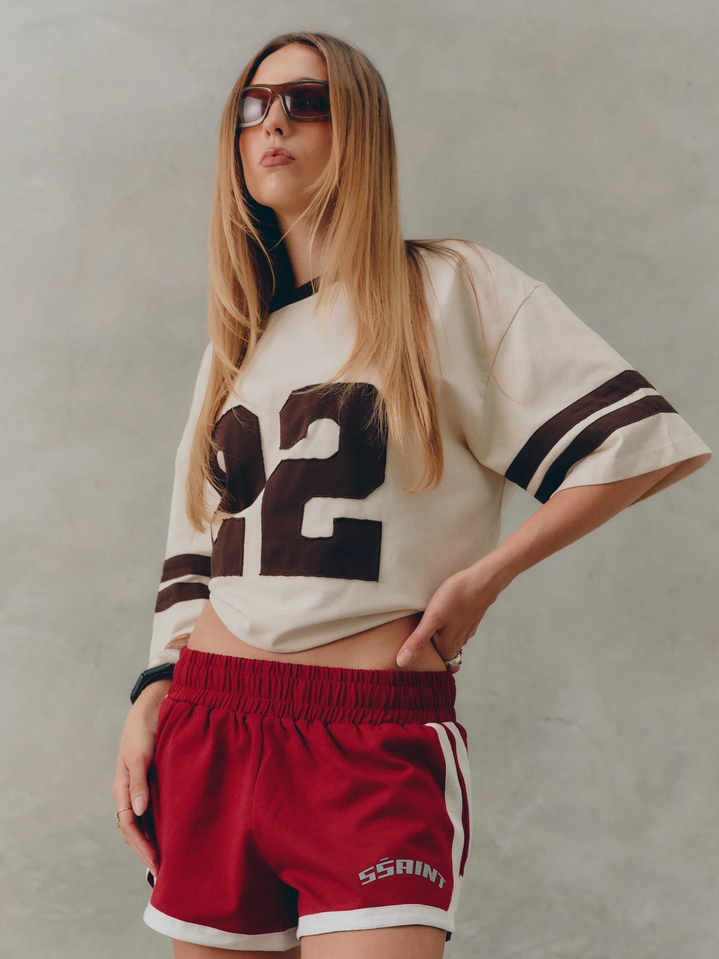 Reflective V Shorts Cherry