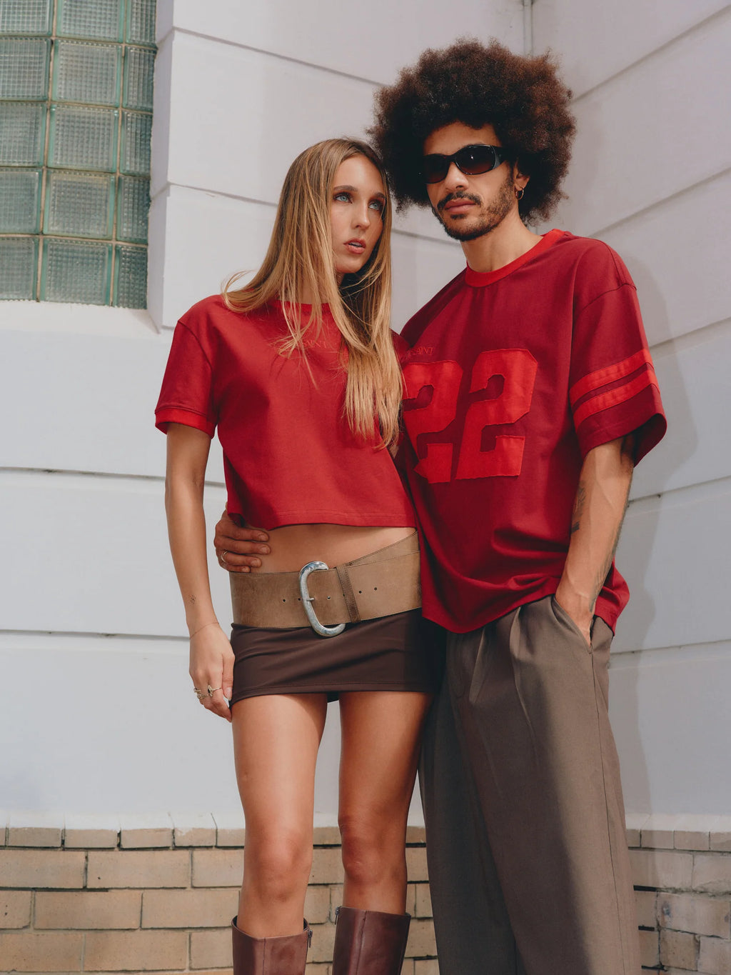 Logo Baby Tee Red