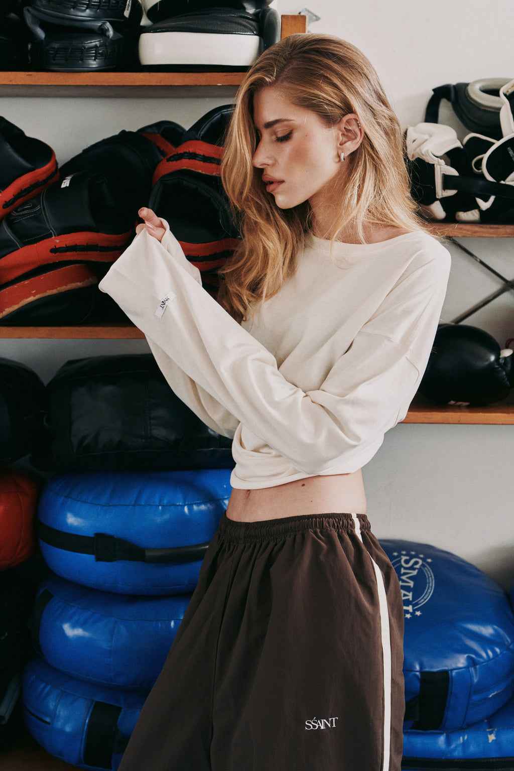 The Victory LS Tee Cream