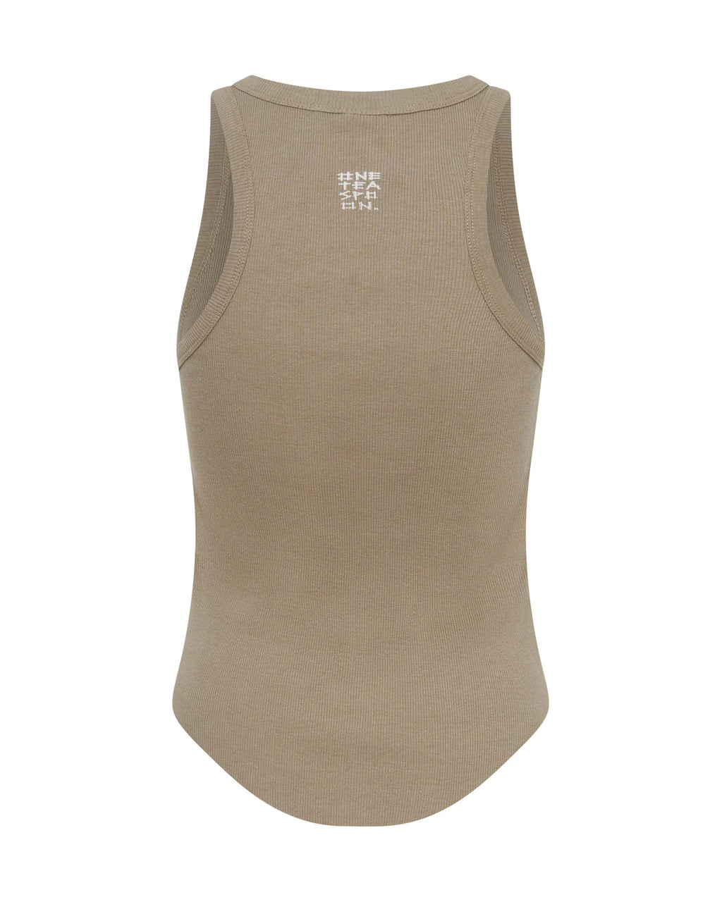Distressed Ramone Rib Tank Sand