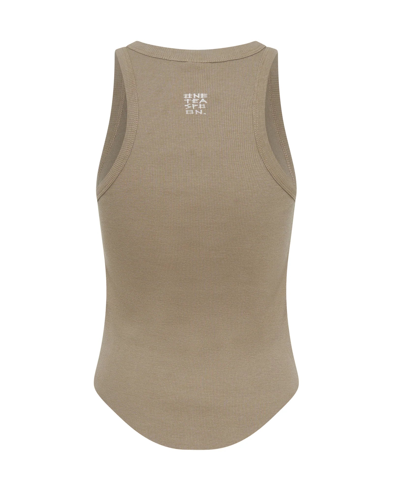 Distressed Ramone Rib Tank Sand