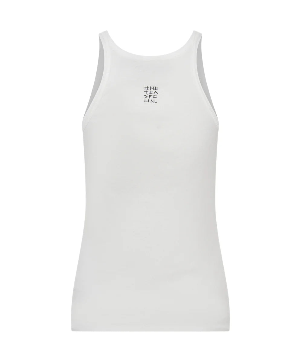 Bower Bird Singlet White