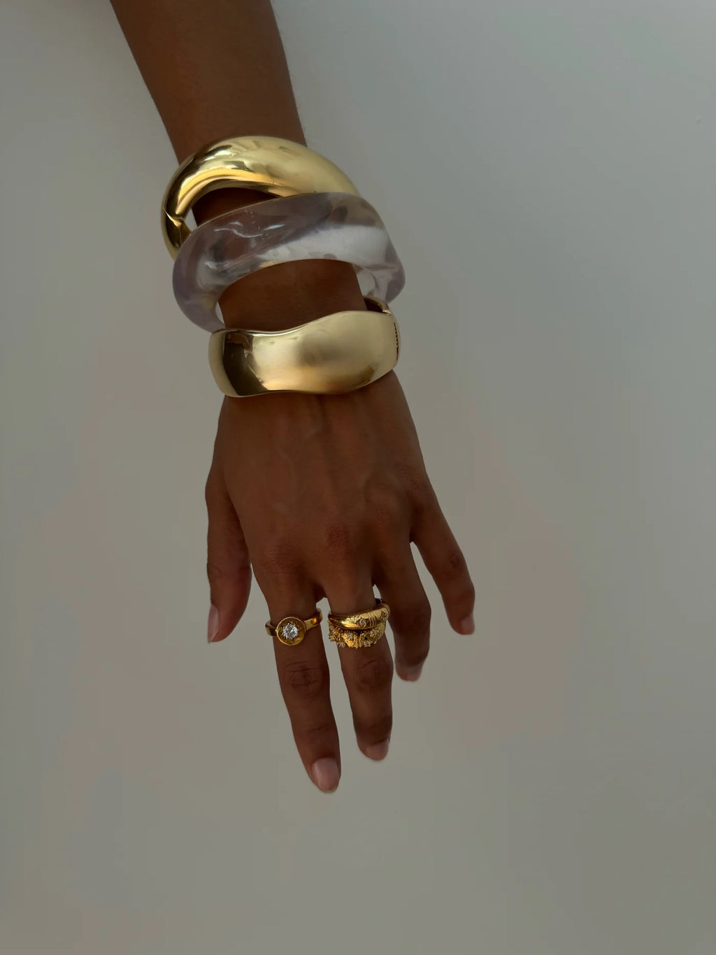 Demi Clear Bangle