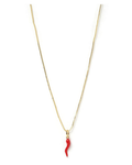 Cornicello Red Charm Necklace