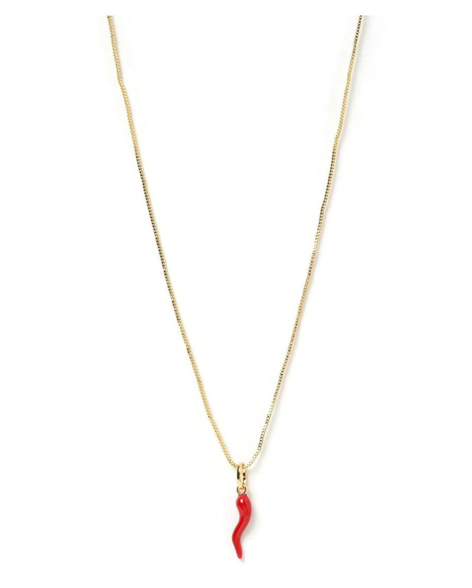 Cornicello Red Charm Necklace