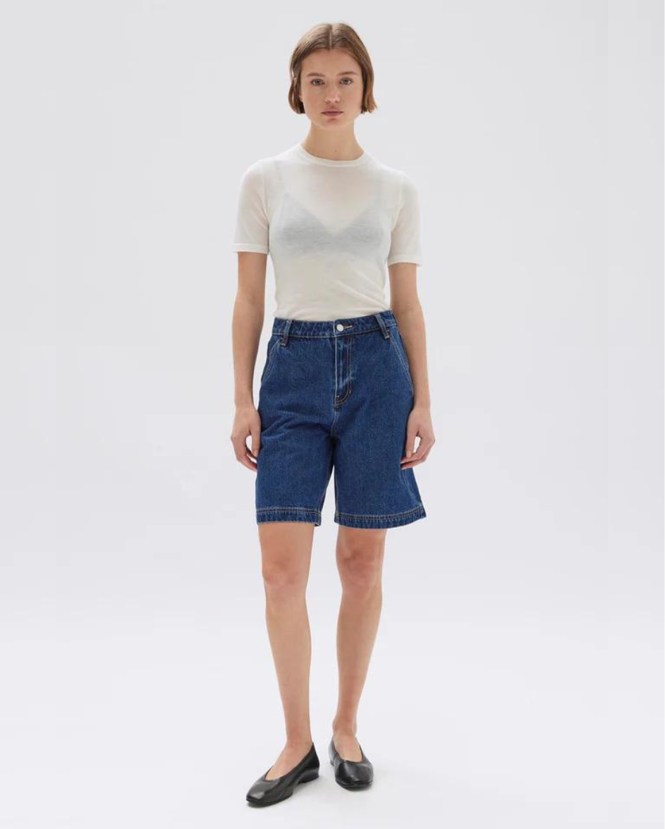 Longline Denim Short Heritage Blue