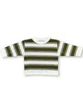 Organic 7 Stripe LS Tee Herb