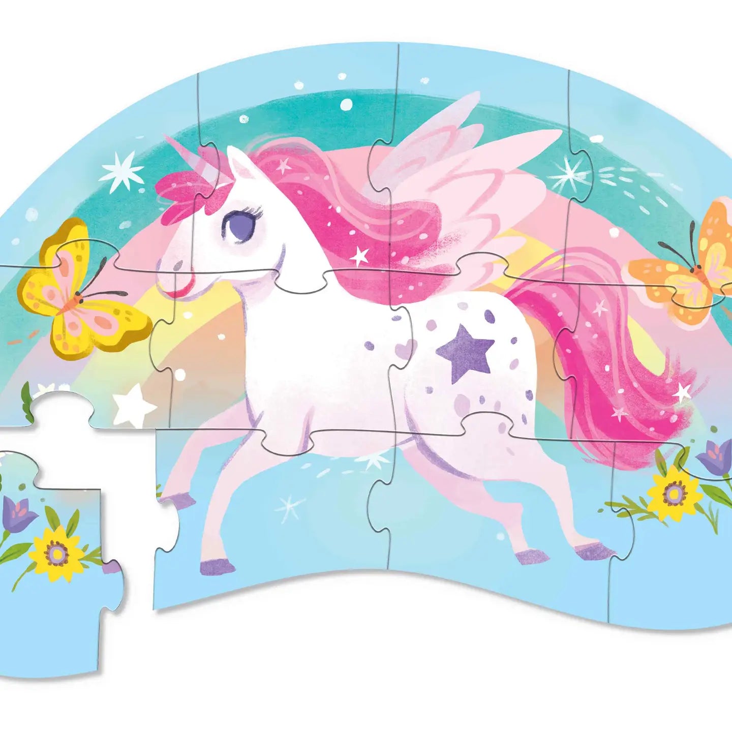Mini Sweet Unicorn Puzzle 12pc