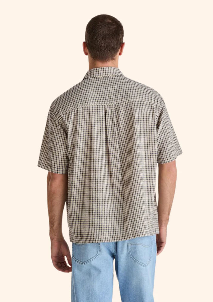 Mens Boxcutter Shirt Ecru