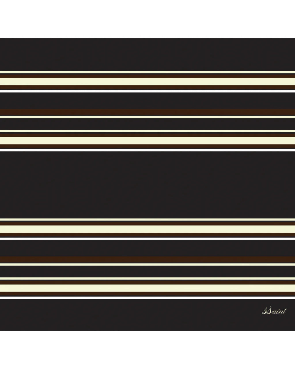La Serena Stripe Black Sarong