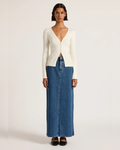 Denim Maxi skirt Vintage Blue