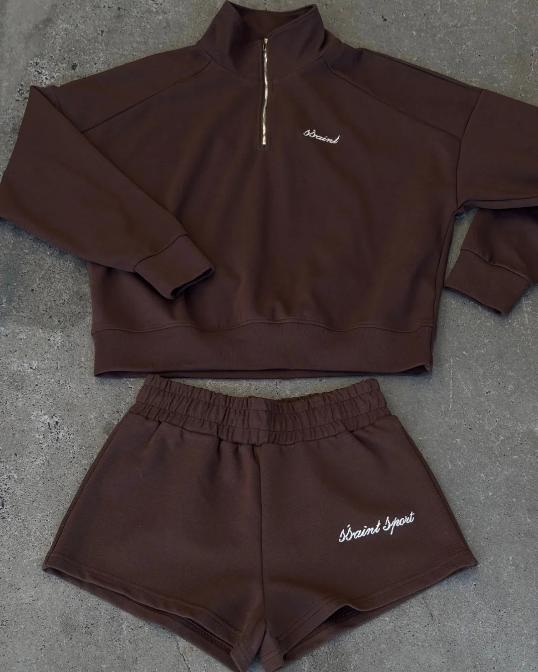 Sport Track Short Brown