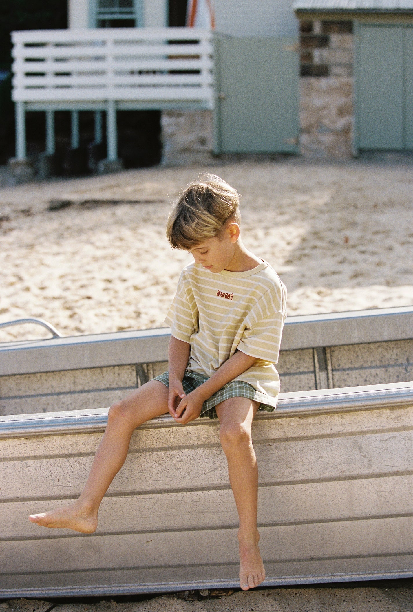 Zion Tee Butter Stripe