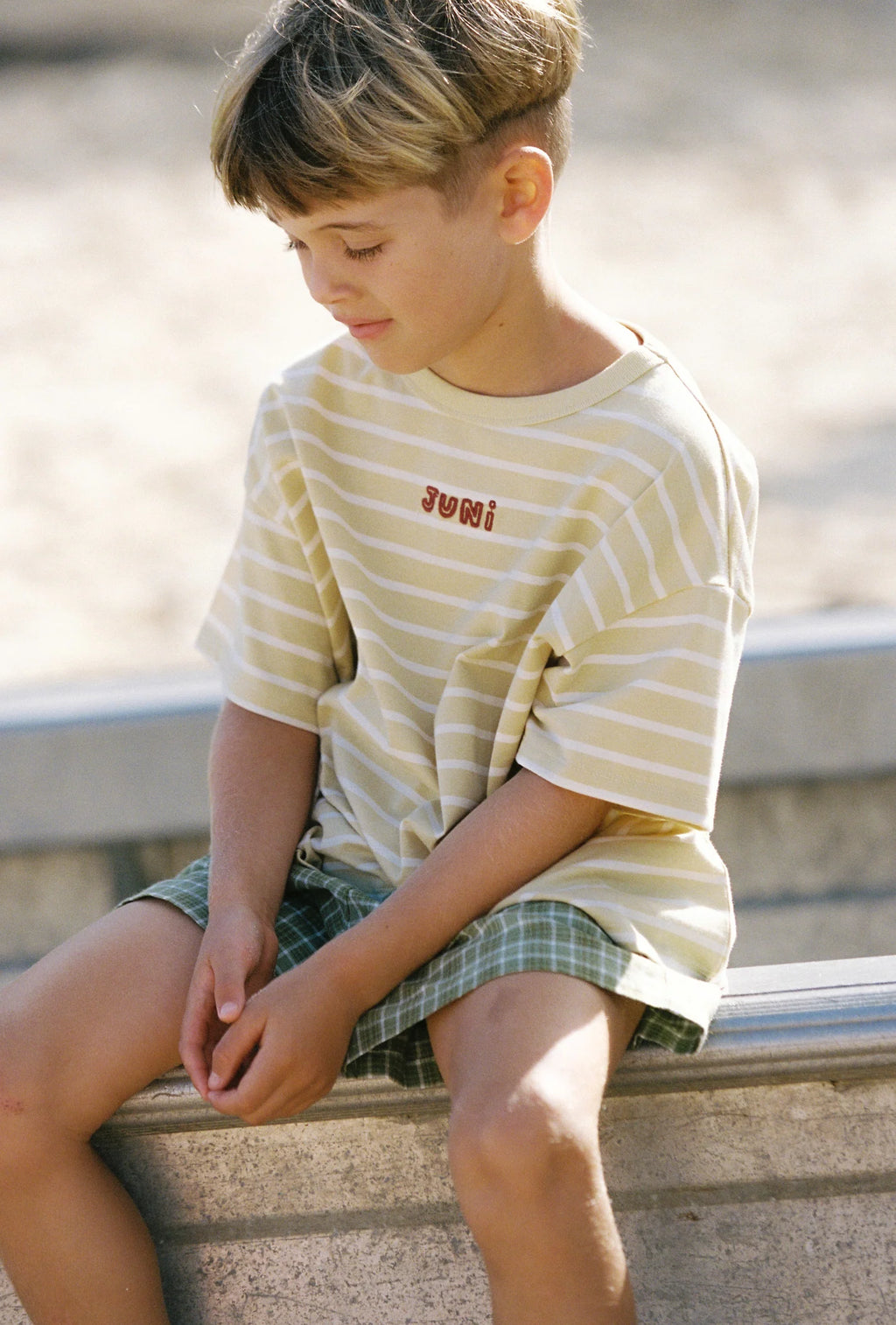 Zion Tee Butter Stripe