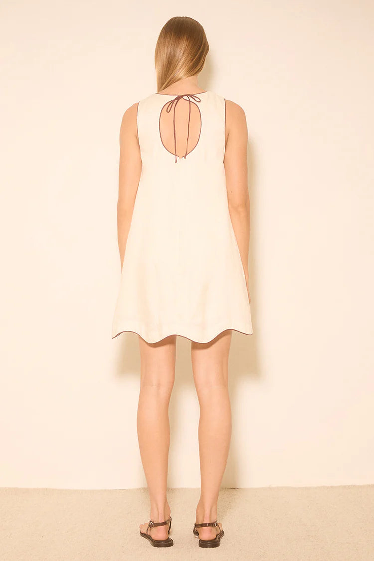 Aleria Mini Dress Cream