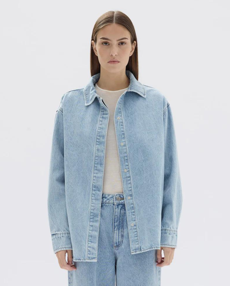 Rylee Denim Overshirt Light