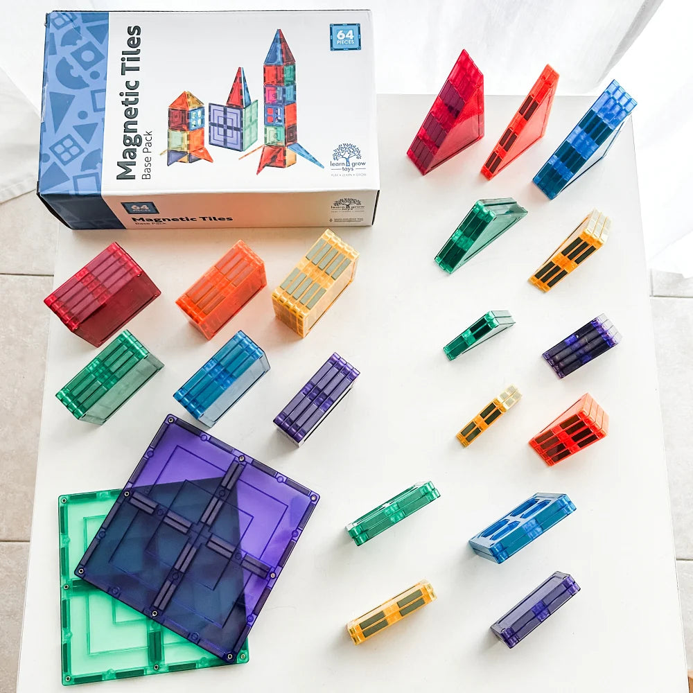 Magnetic Tiles 64 Piece Set