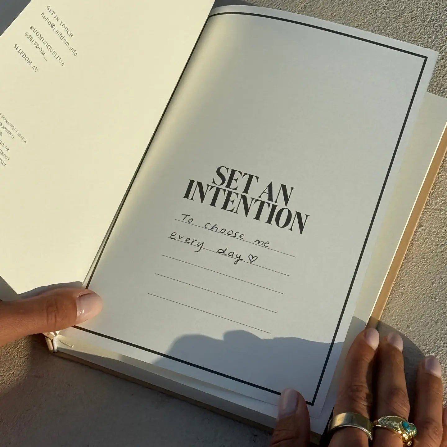 Beige Lined Journal