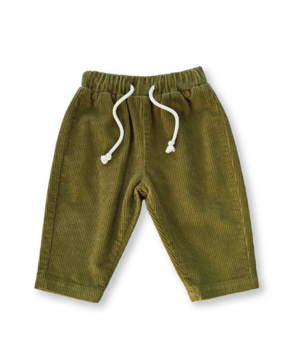 Organic Cord Pant Herb