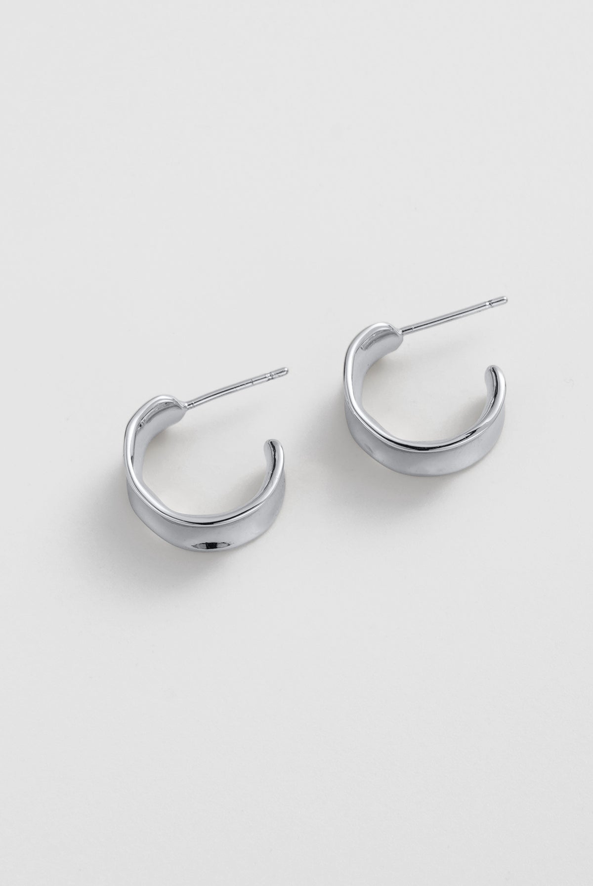 Nina Hoop Silver