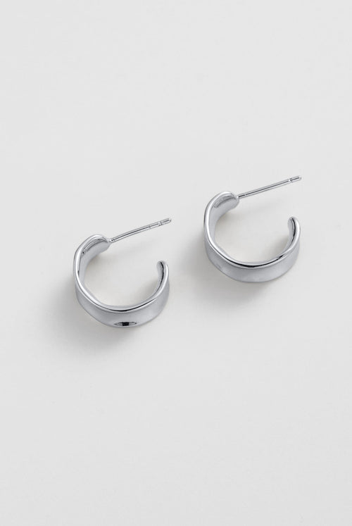 Nina Hoop Silver