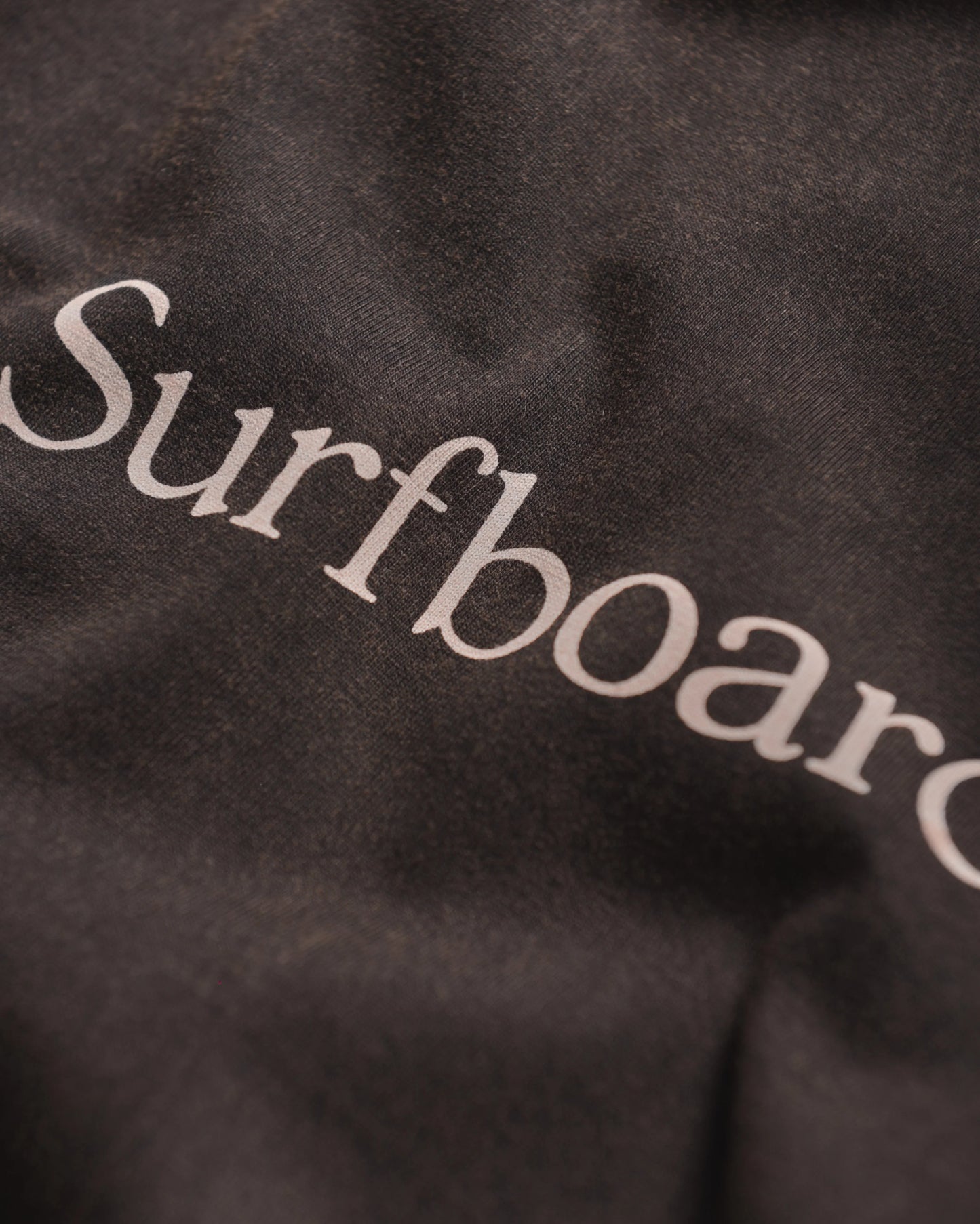 Boxy Serif Tee Black