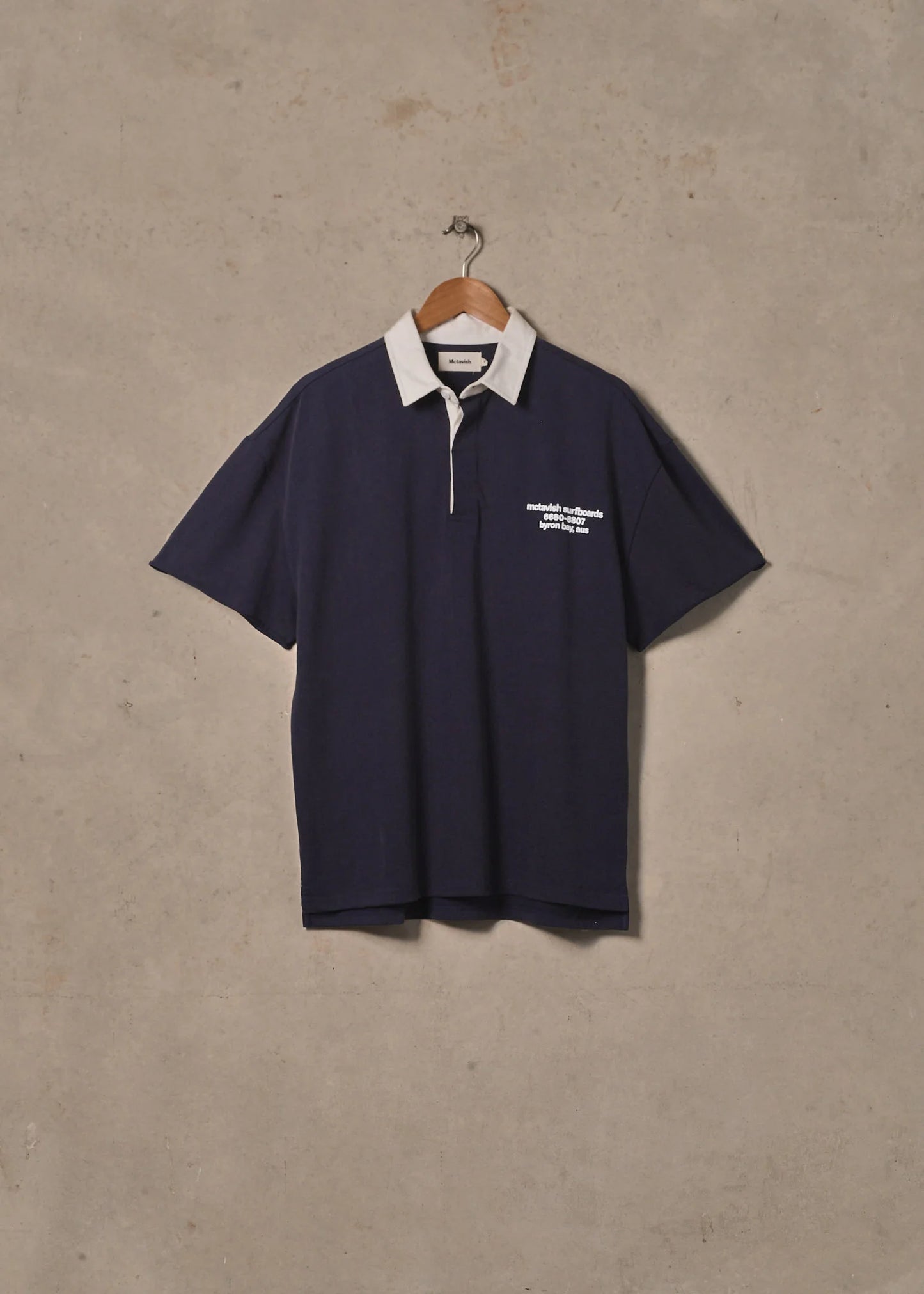 Cutoff Rugby Polo Navy