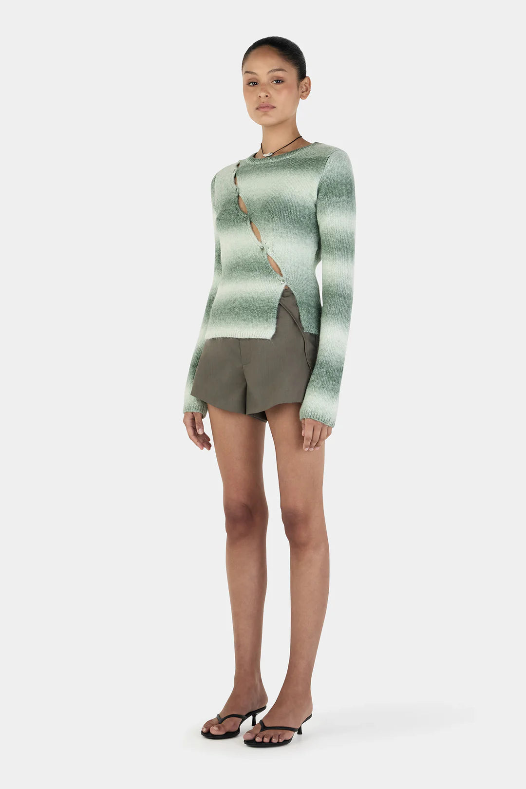 Alegra Asym Cardi Forest Gradient