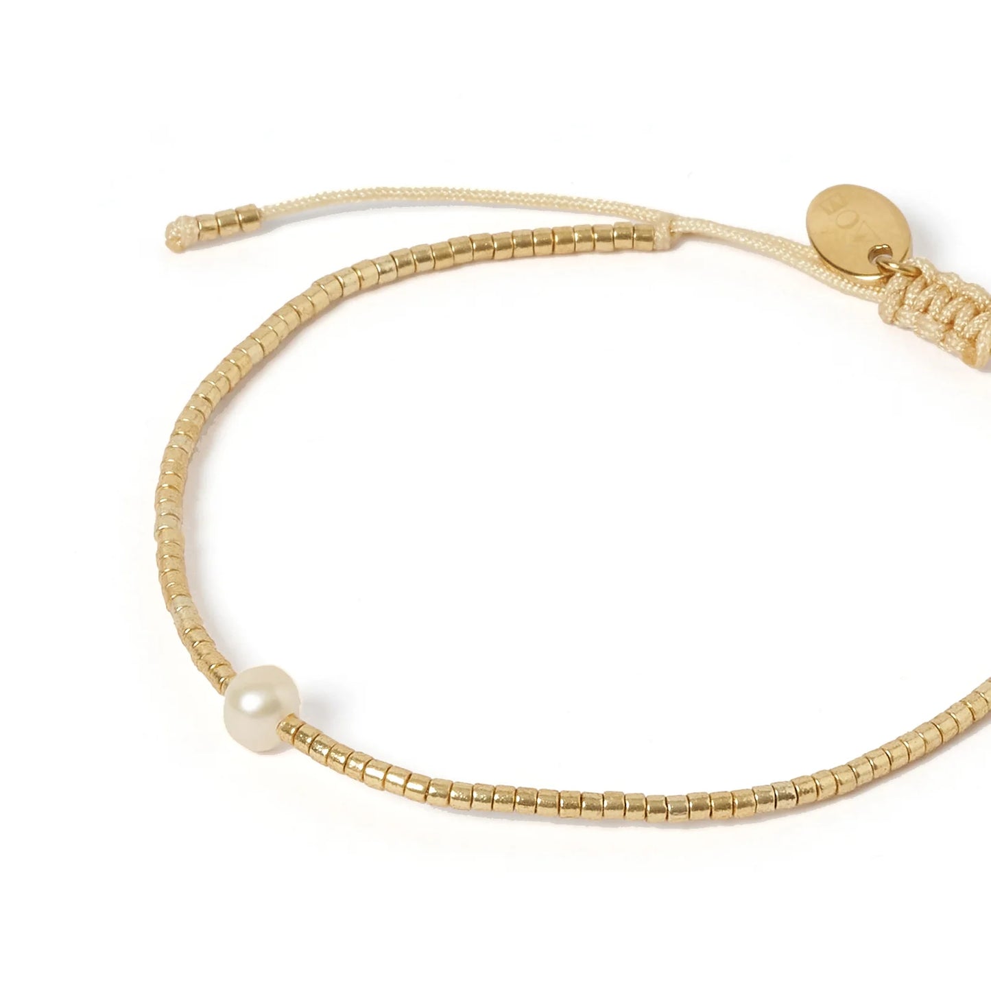 River Gold Pearl Bracelet