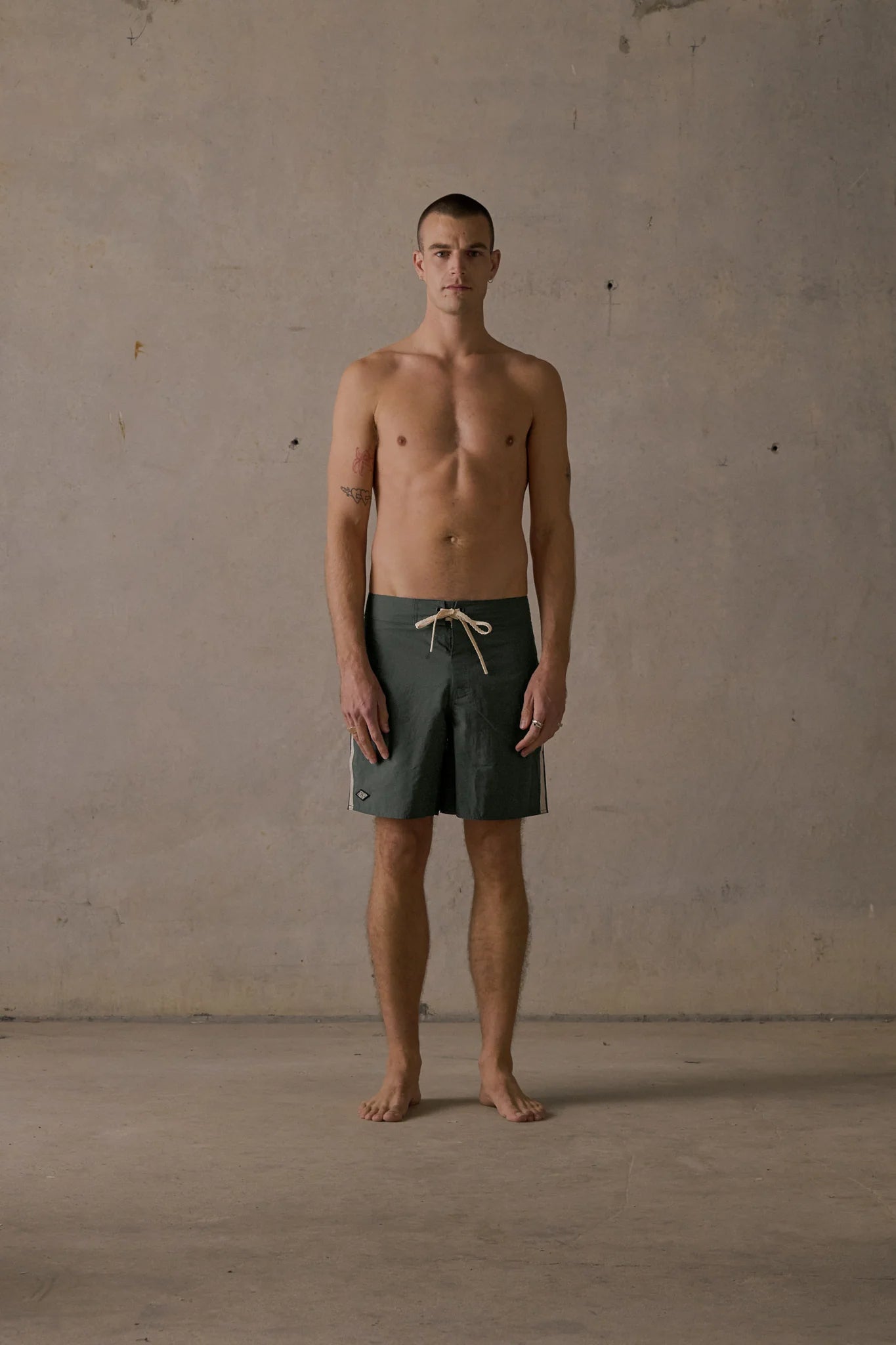 Ripstop Boardshort Dark Green