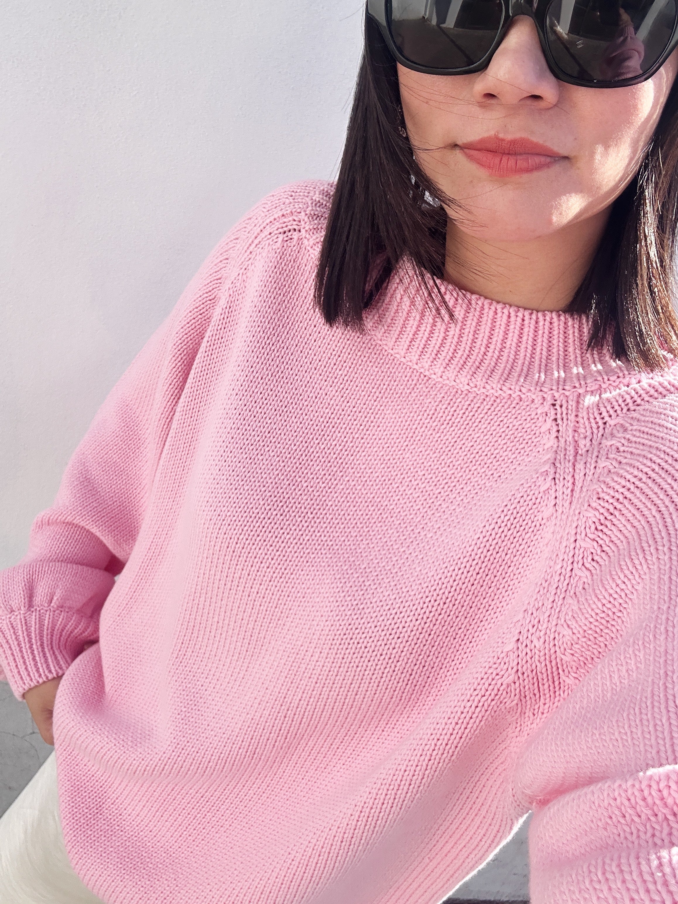 Adult Bea Cotton Knit Pink