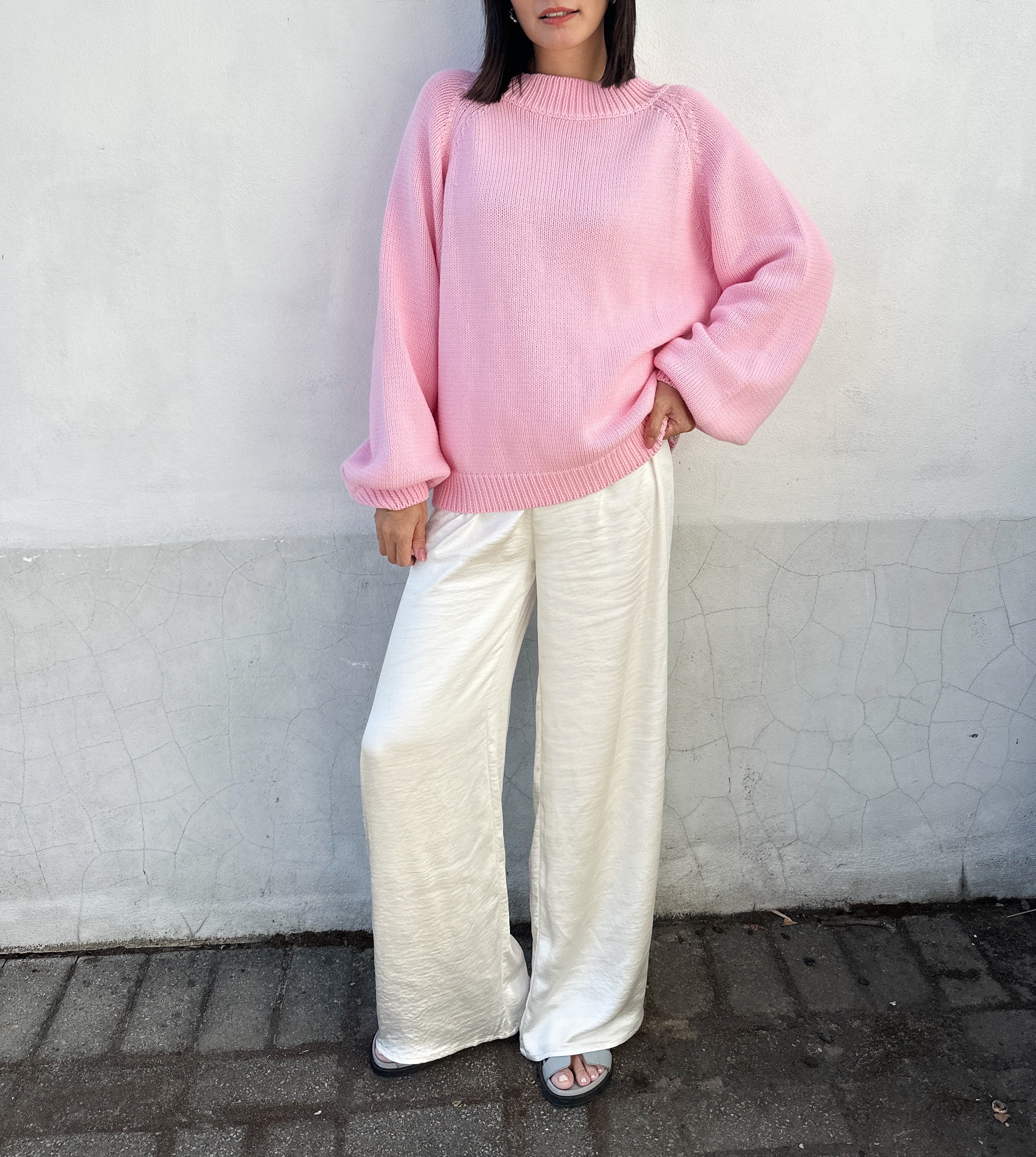 Adult Bea Cotton Knit Pink