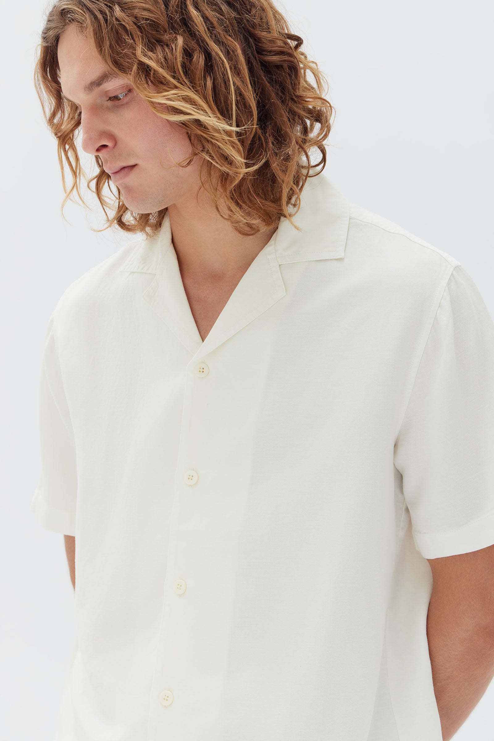 Mens Apollo Shirt Cream