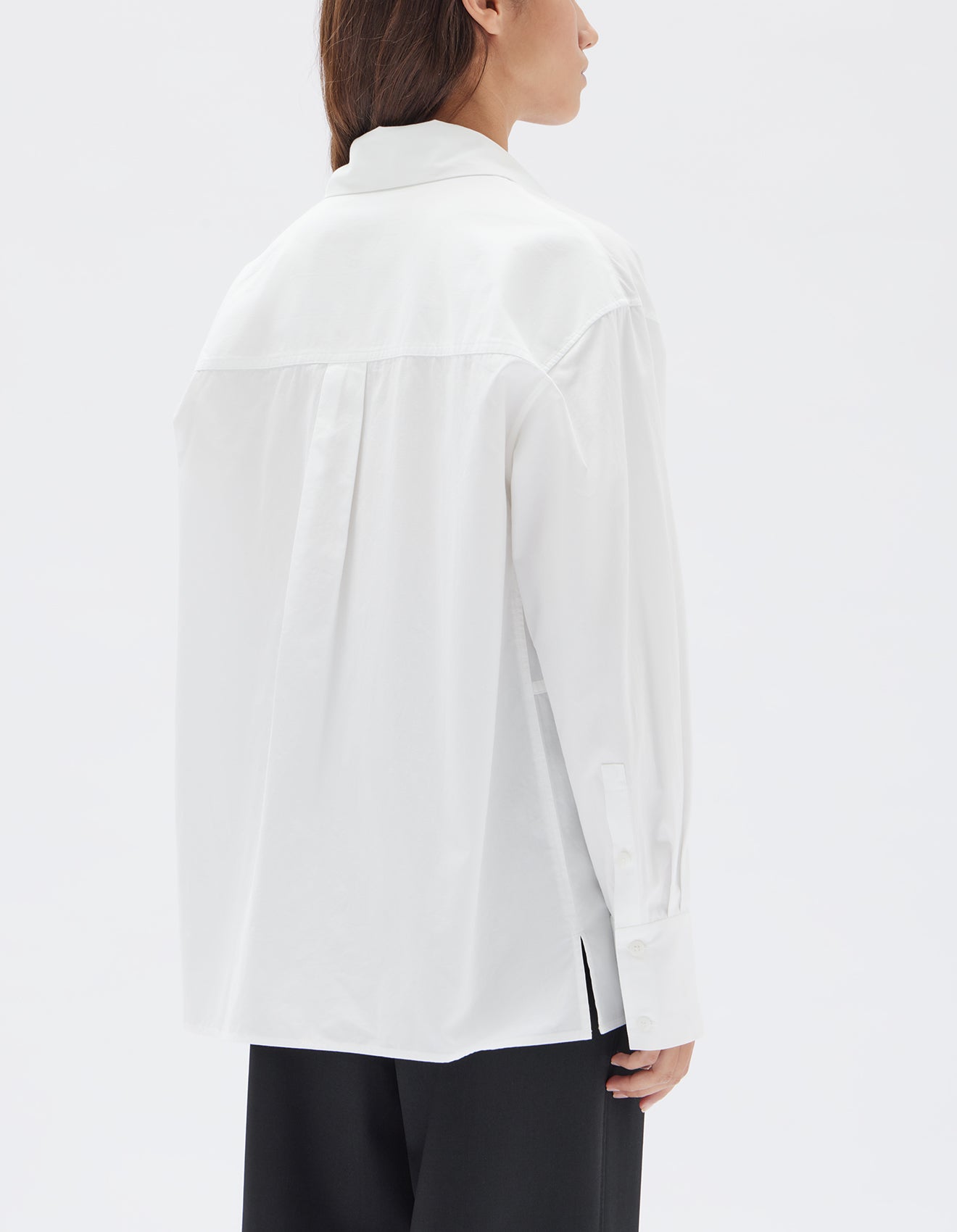 Astrid Poplin Shirt White