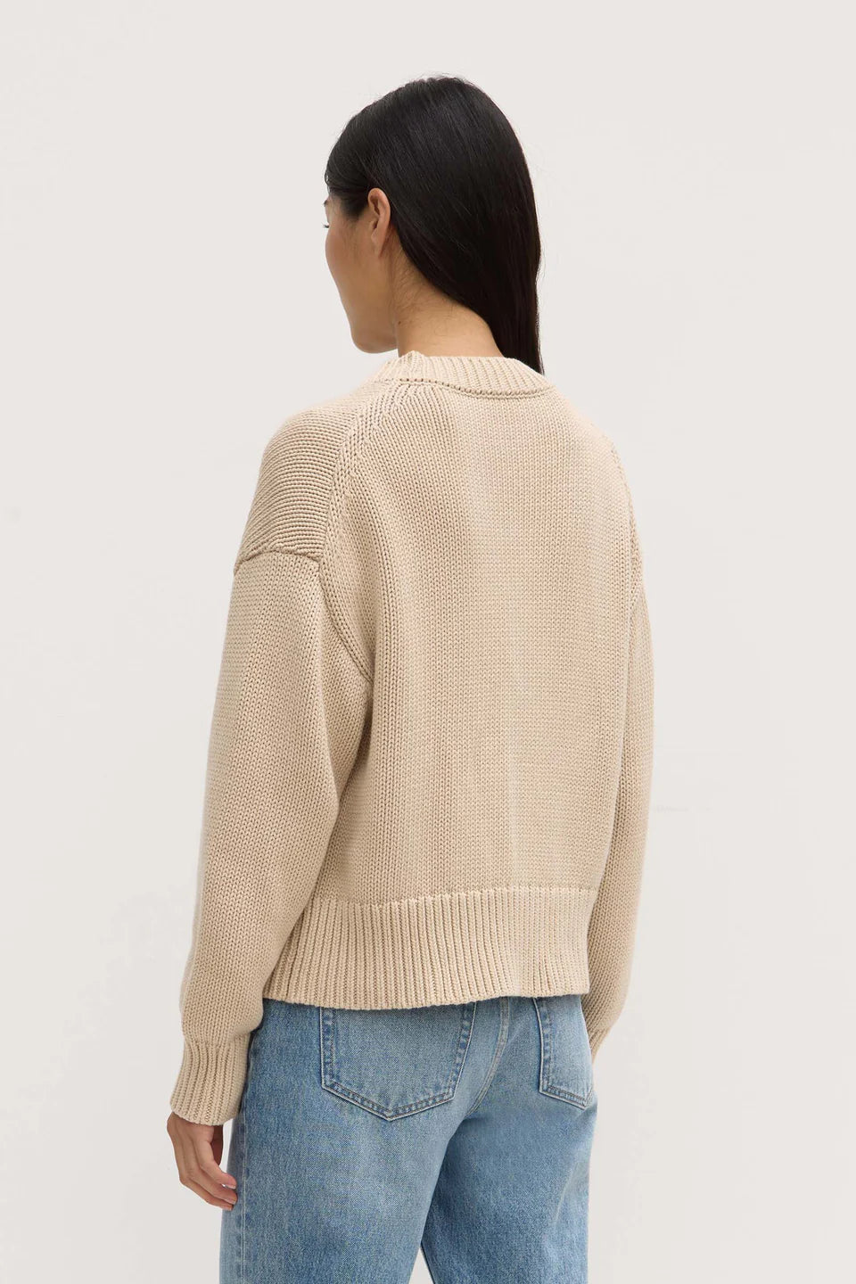 Ava Knit Cardigan Natural