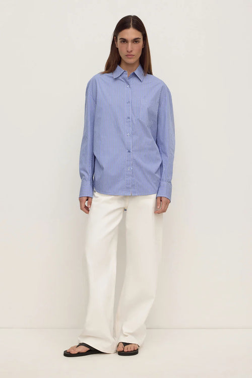 Ava Stripe Poplin Shirt