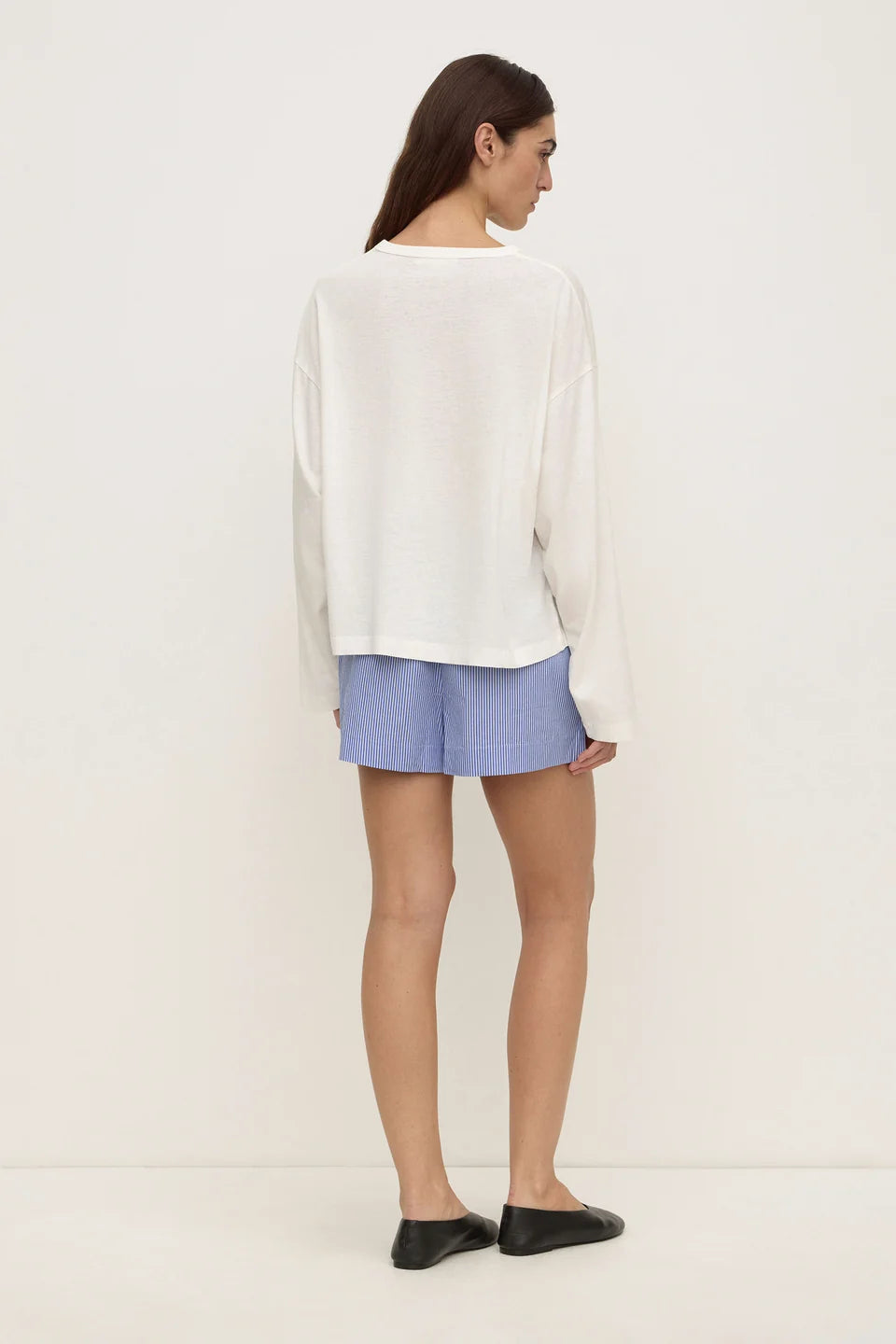 Ava Stripe Poplin Short