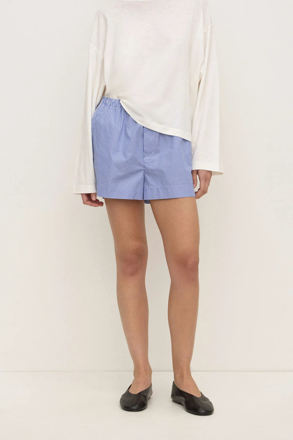 Ava Stripe Poplin Short