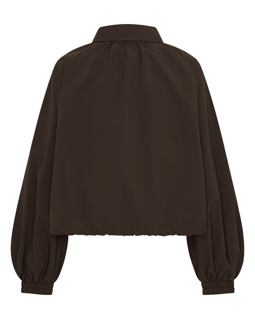 Fight Night Windbreaker Jacket Brown