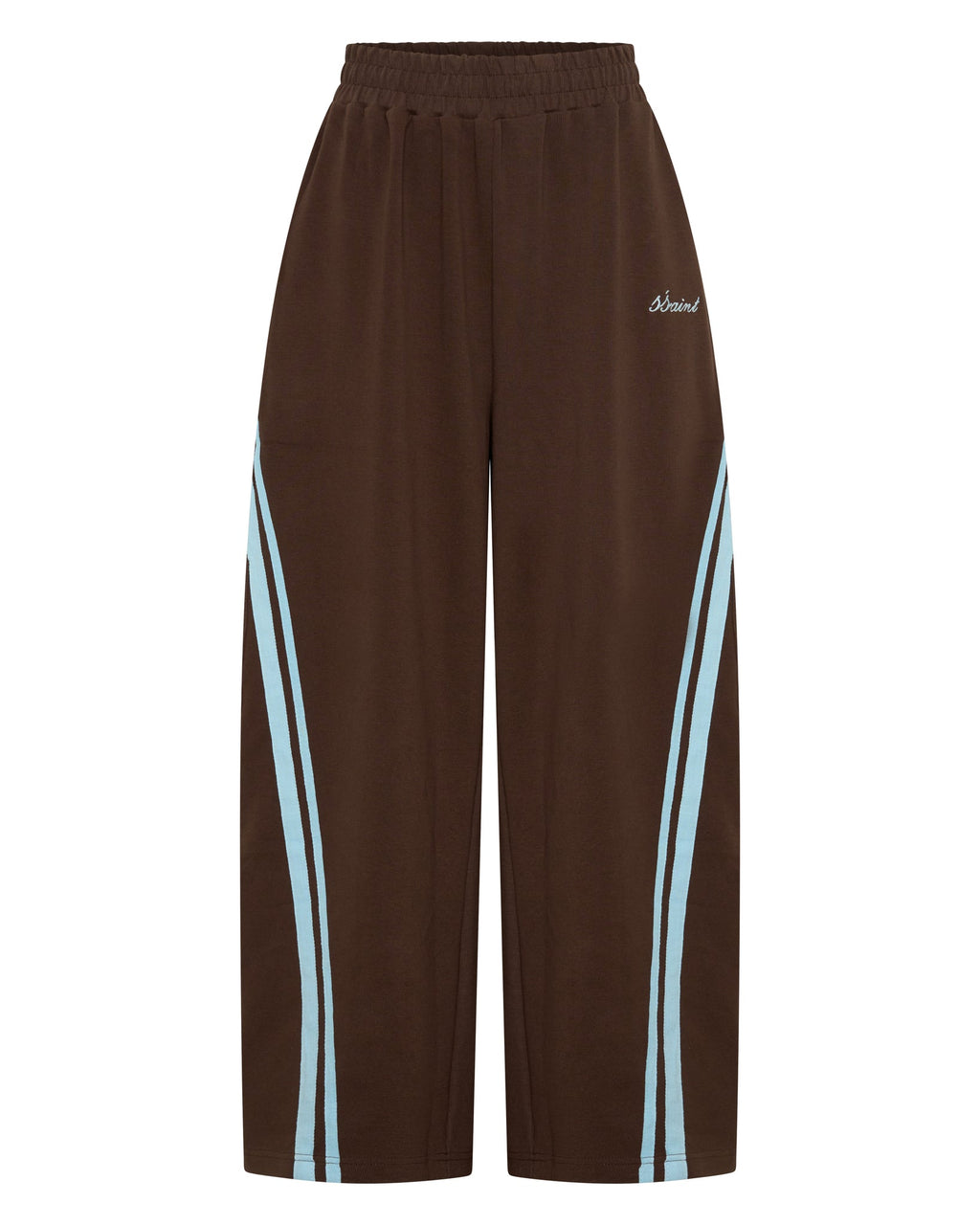 SŚAINT BARREL PANT - BROWN & BLUE