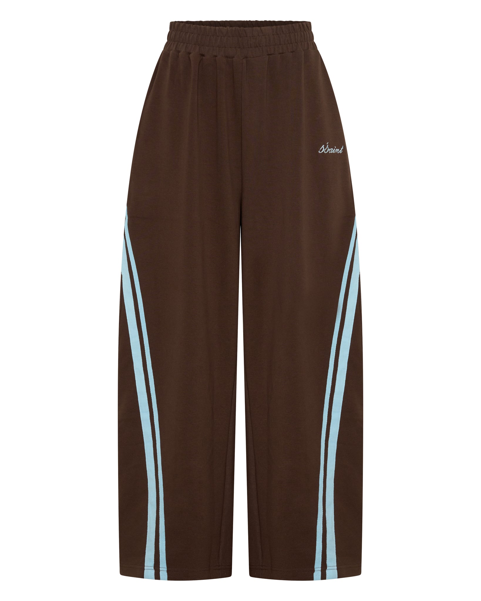 SŚAINT BARREL PANT - BROWN & BLUE