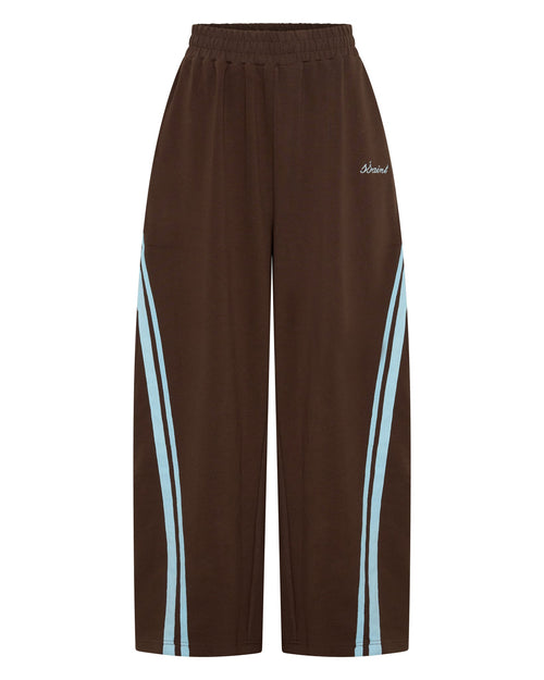 SŚAINT BARREL PANT - BROWN & BLUE