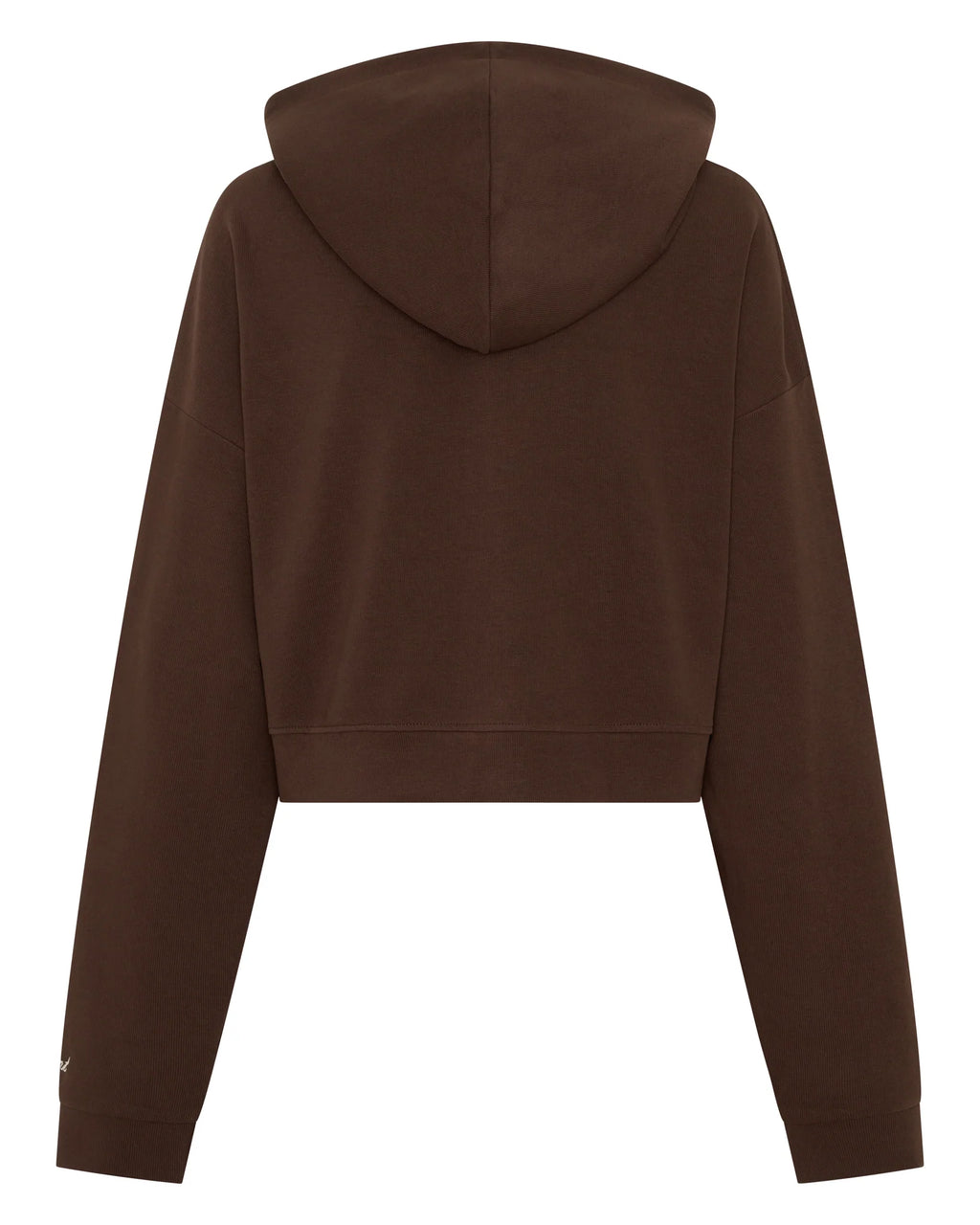 SŚAINT Cropped Hoodie Brown