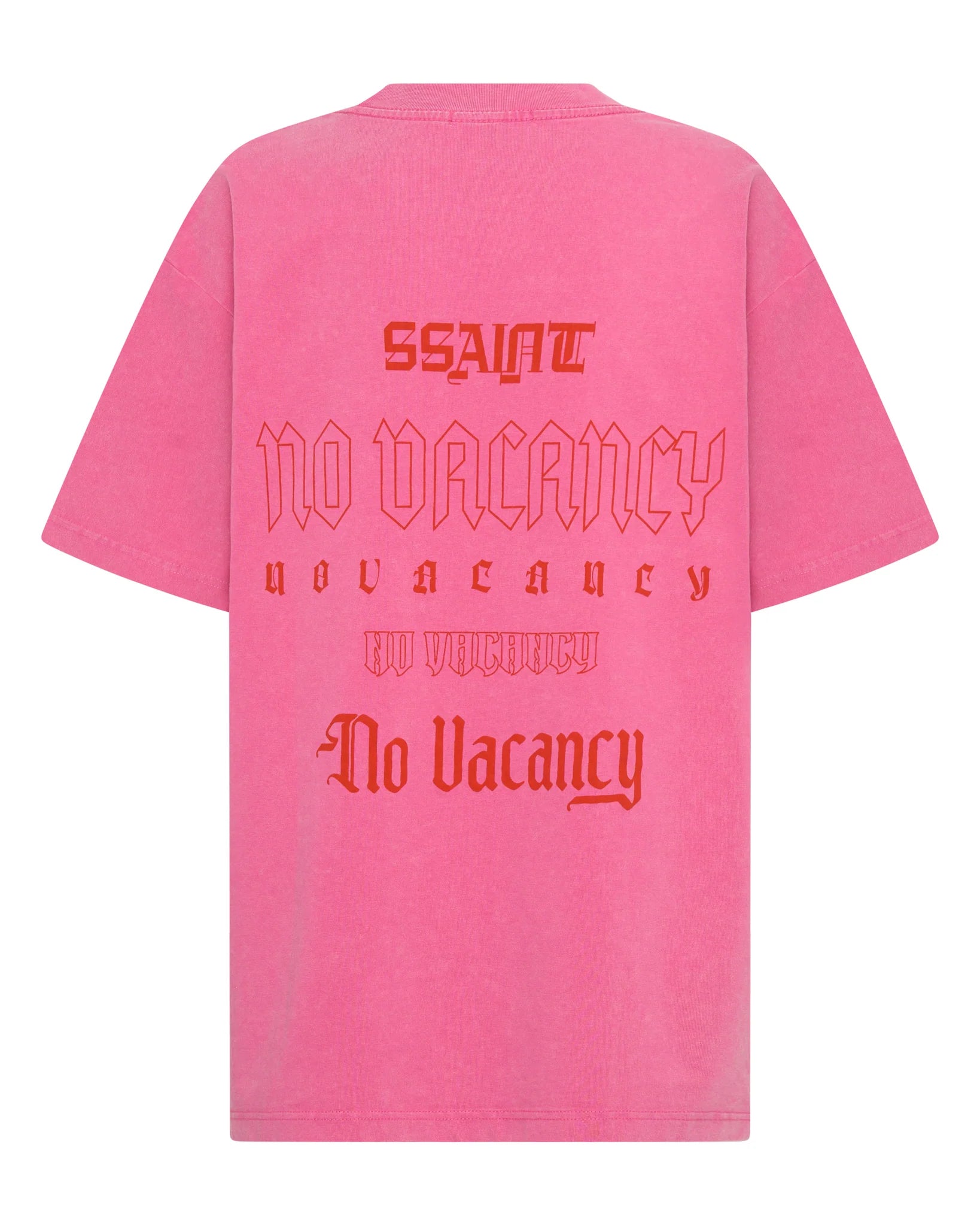 No Vacancy Tee Dark Pink