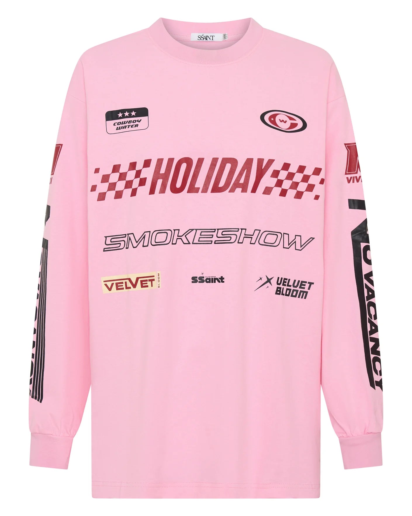 SŚAINT Kids Moto Tee Pink
